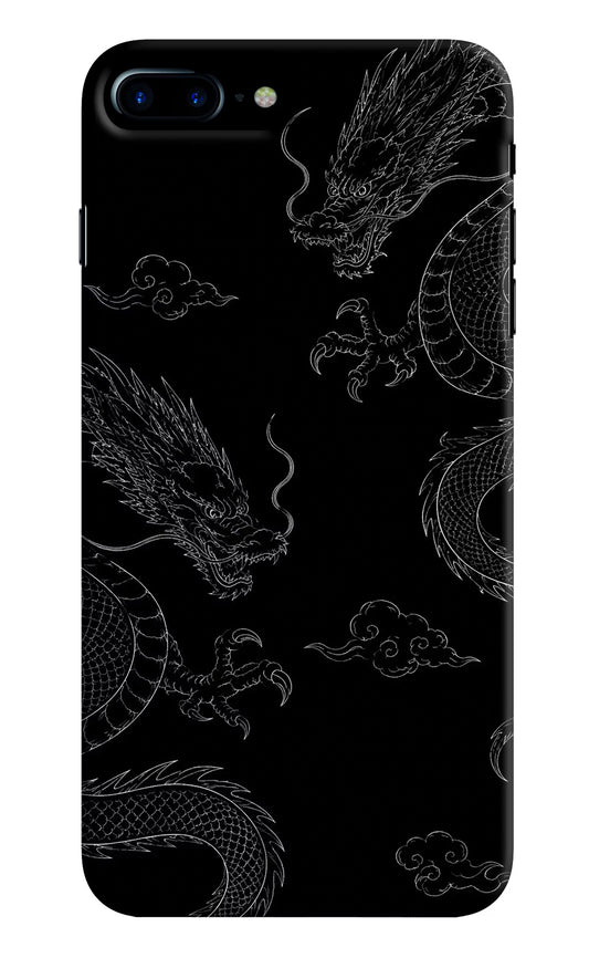 Twin Dragons iPhone 7 Plus Hard Case Back Cover by Casekaro