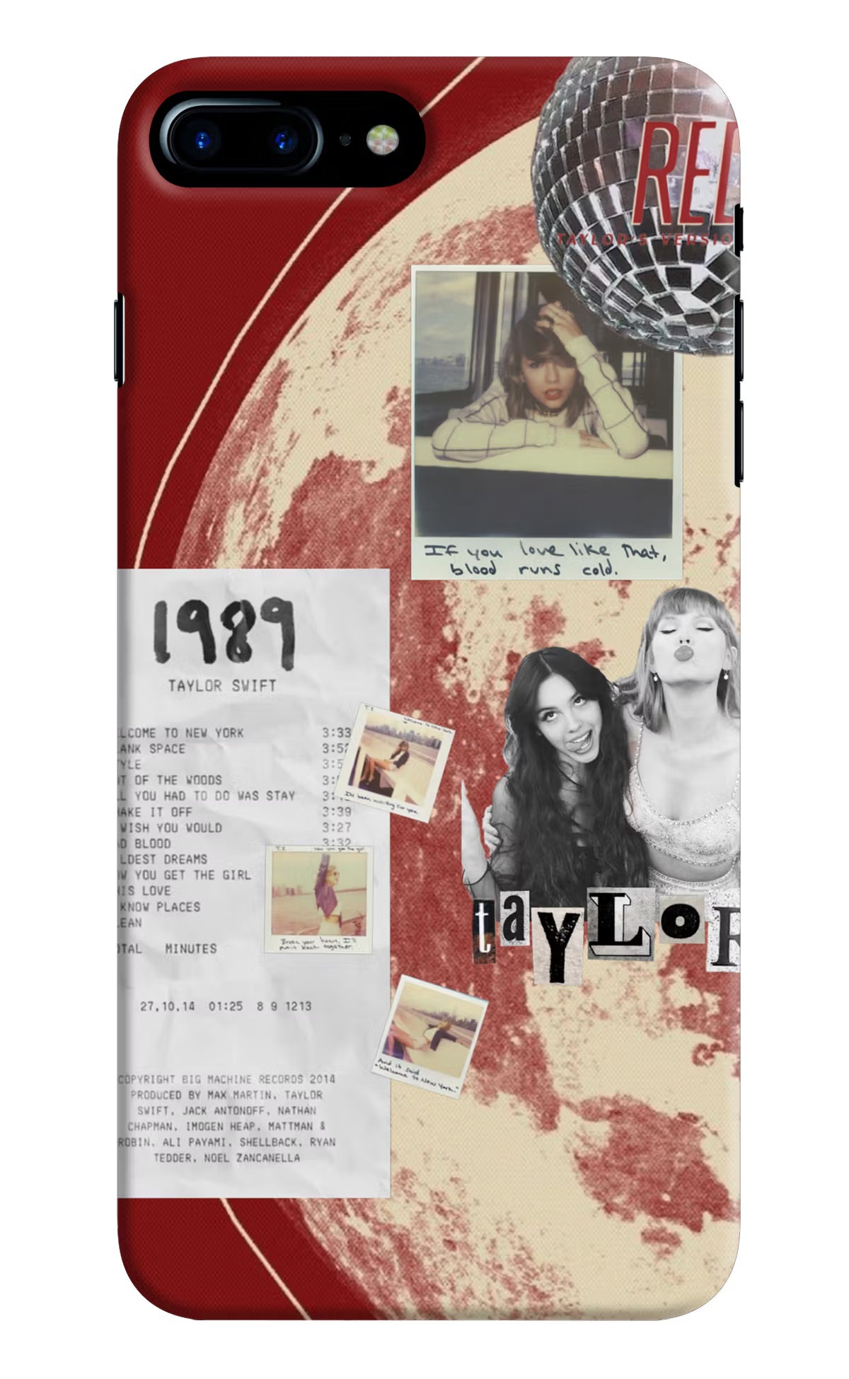 Taylor Swift iPhone 7 Plus Back Cover