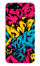 Graffiti Vibe iPhone 7 Plus Hard Case Back Cover by Casekaro