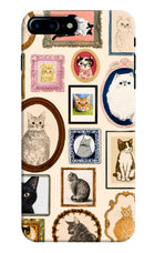 Mirror Cats iPhone 7 Plus Hard Case Back Cover by Casekaro