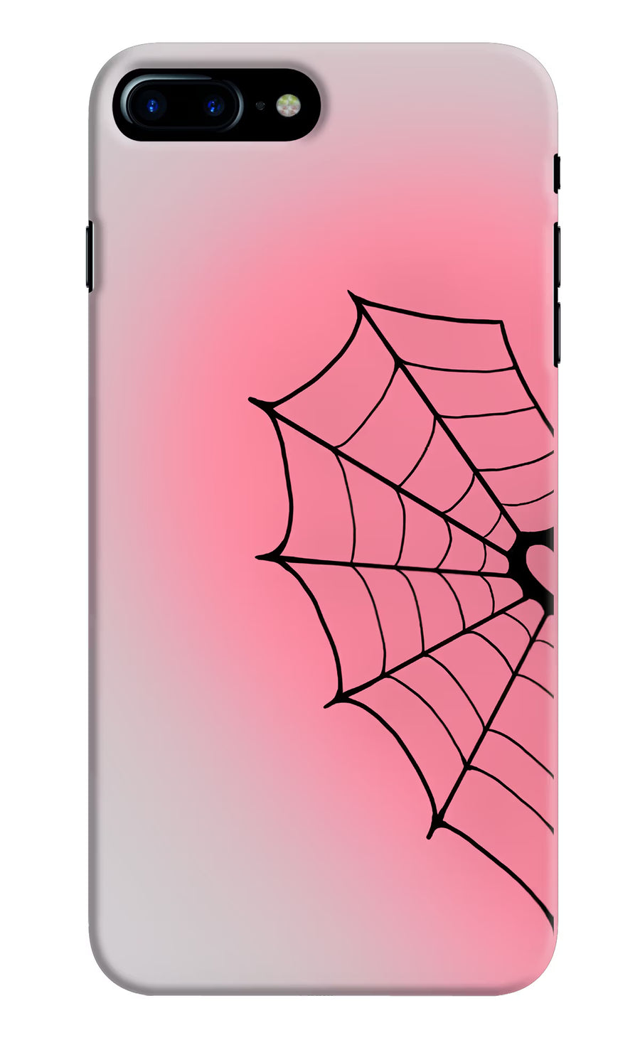 Pink Web iPhone 7 Plus Back Cover, Hard case