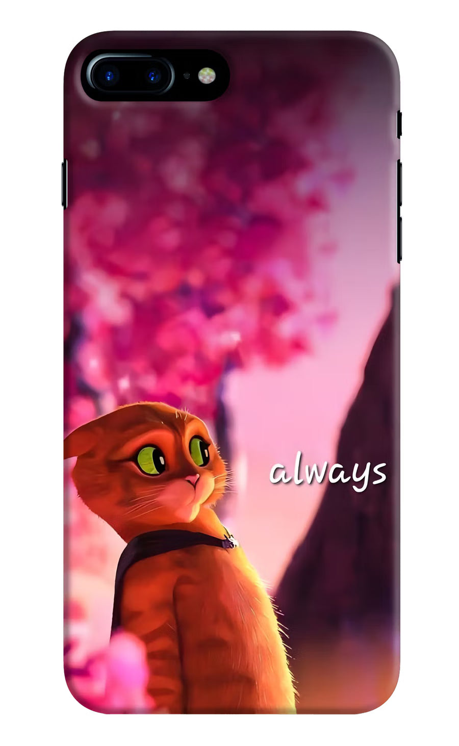 Always Cat iPhone 7 Plus Back Cover, Hard case