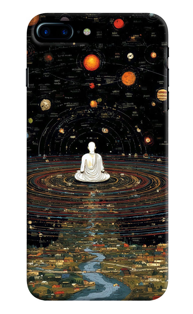 Space Monk iPhone 7 Plus Hard Case Back Cover by Casekaro