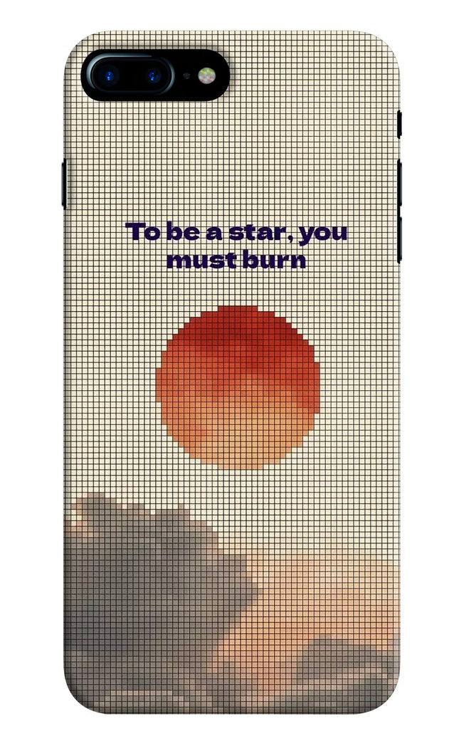 Pixel Sun iPhone 7 Plus Hard Case Back Cover by Casekaro