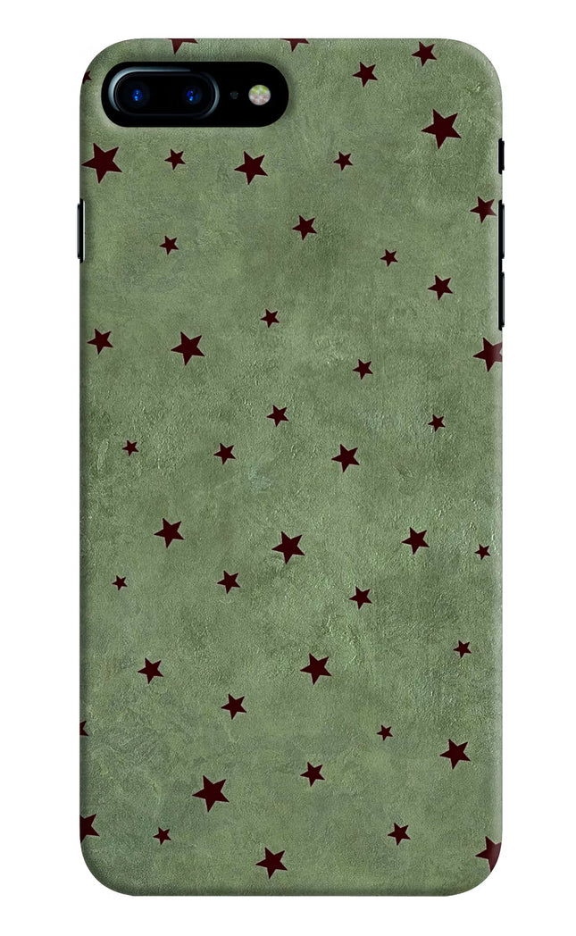 Green Stars iPhone 7 Plus Hard Case Back Cover by Casekaro