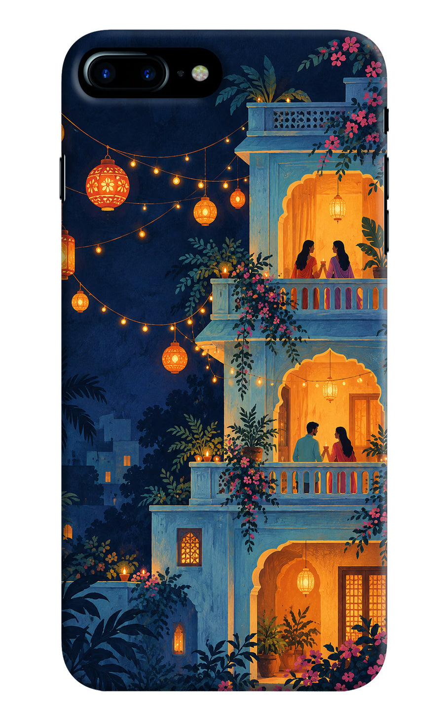 Balcony Glow iPhone 7 Plus Back Cover, Hard case