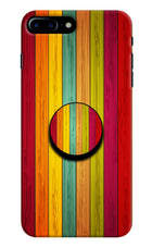 Multicolor Wooden iPhone 7 Plus Pop Case by Casekaro