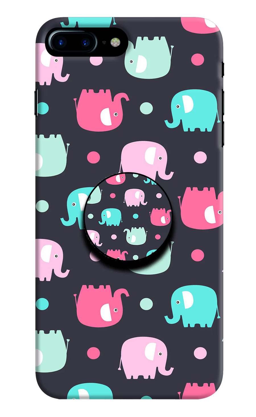 Baby Elephants iPhone 7 Plus Pop Case, Hard case