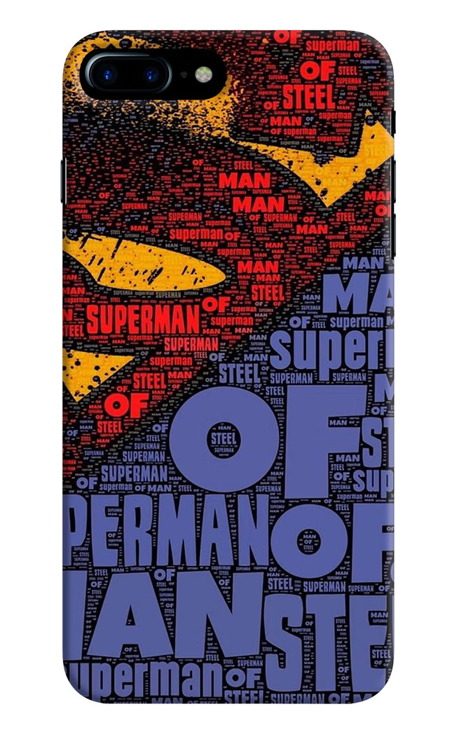 Superman iPhone 8 Plus Hard Case Back Cover by Casekaro