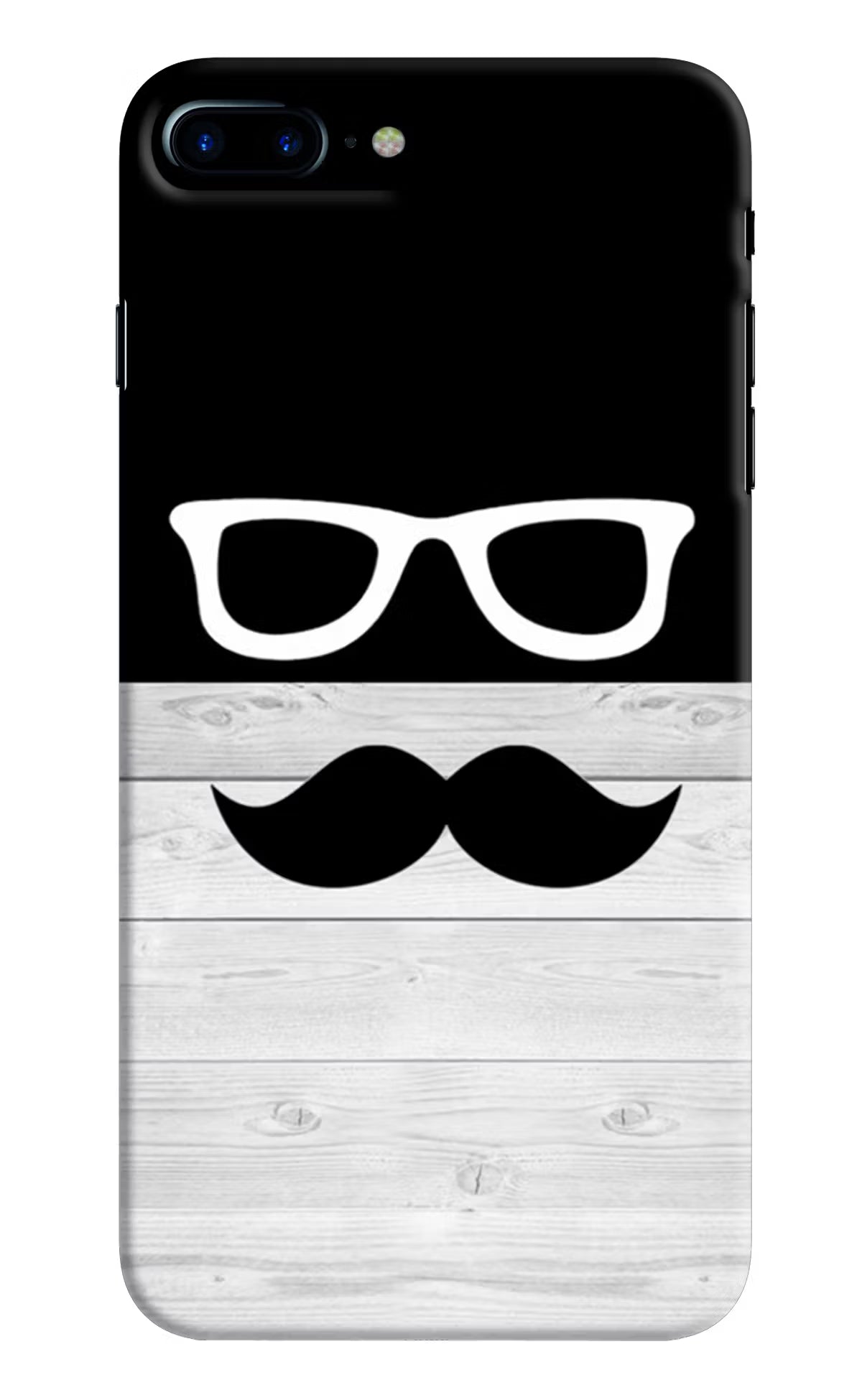 Mustache iPhone 8 Plus Hard Case Back Cover by Casekaro