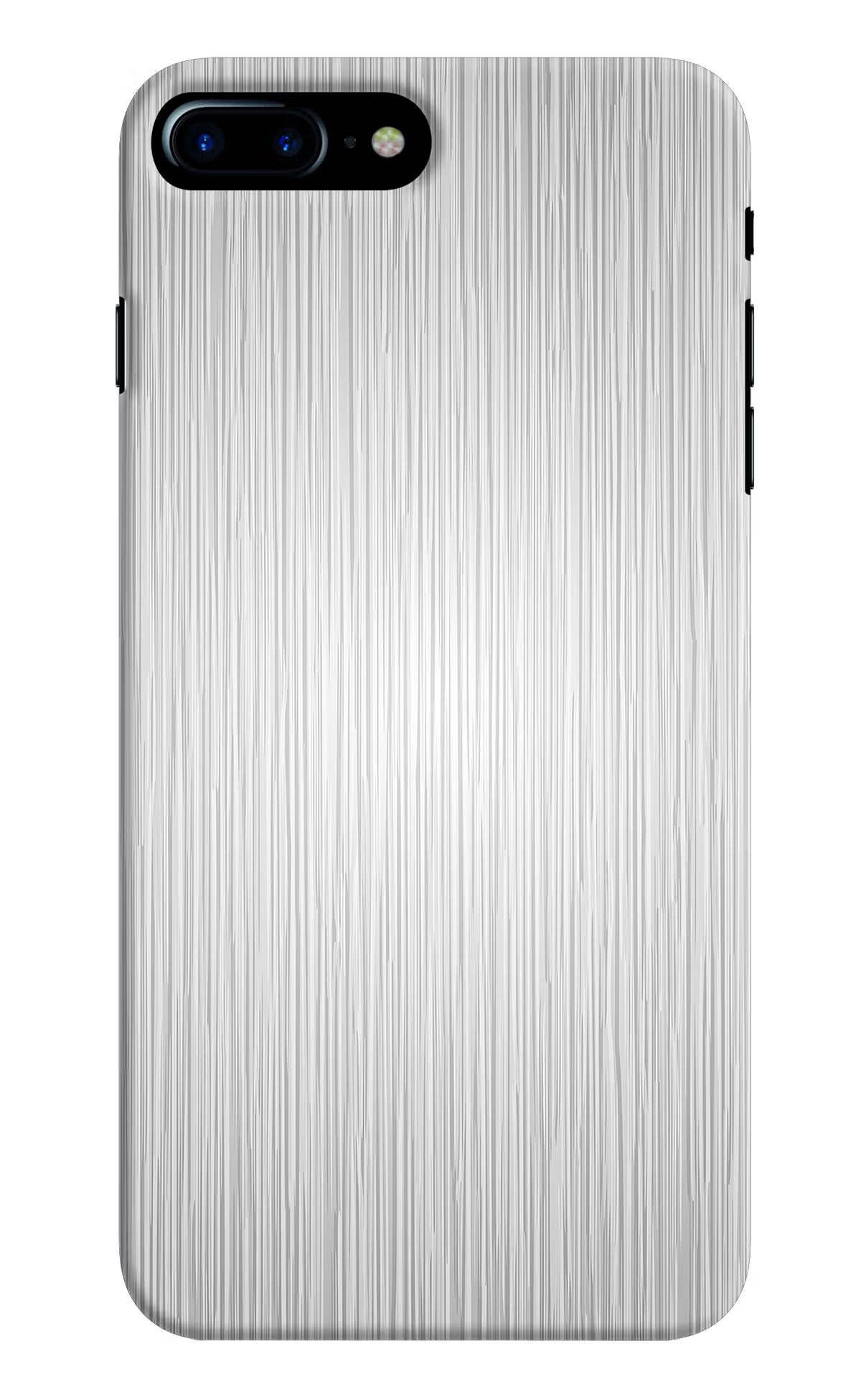 Wooden Grey Texture iPhone 8 Plus Hard Case Back Cover by Casekaro