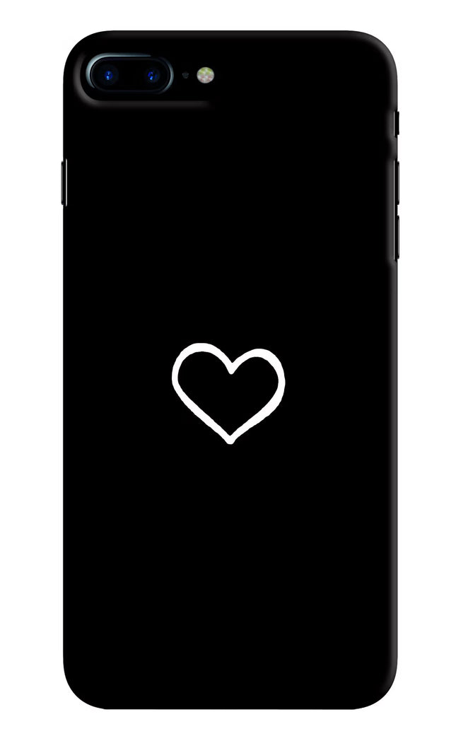 Heart iPhone 8 Plus Hard Case Back Cover by Casekaro
