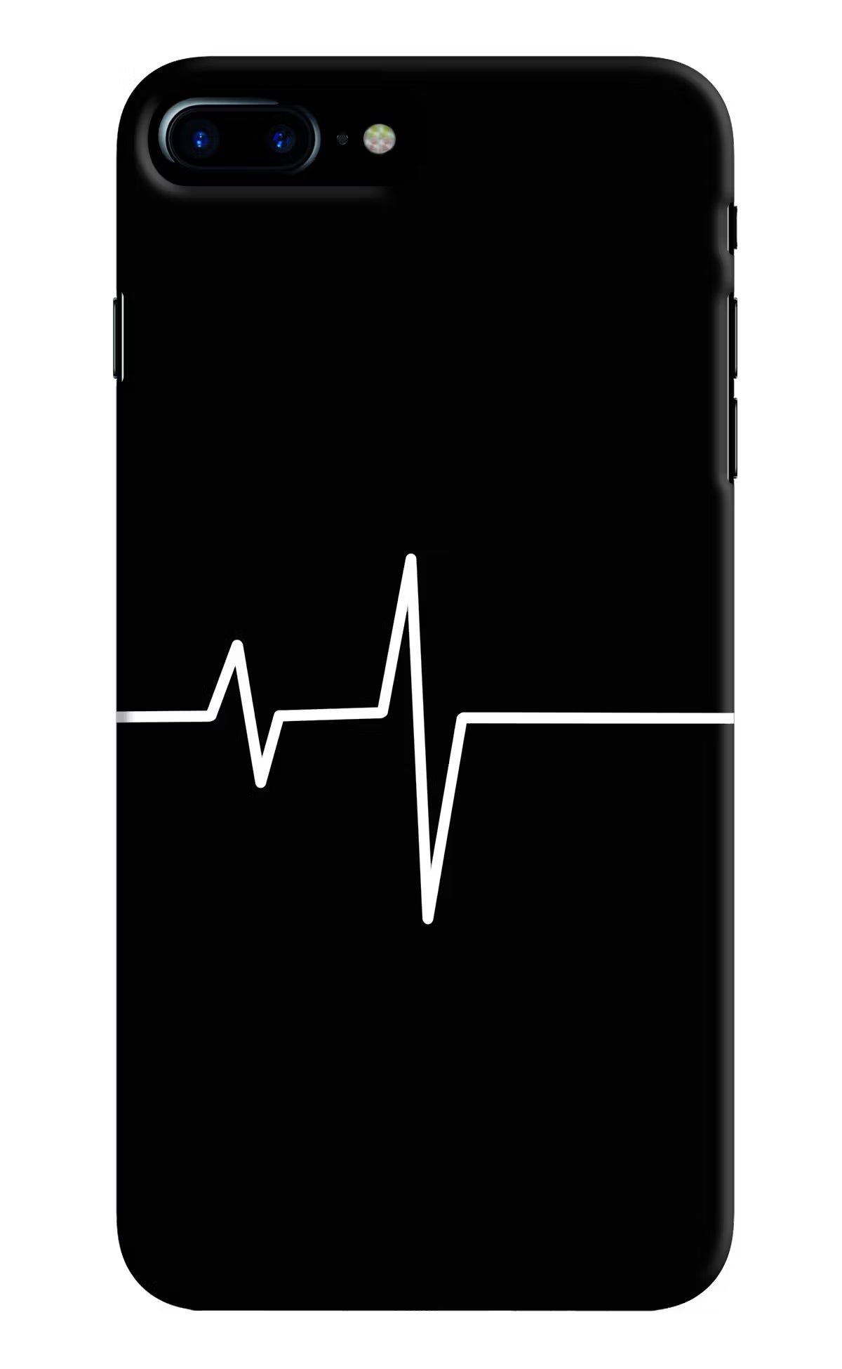 Heart Beats iPhone 8 Plus Hard Case Back Cover by Casekaro