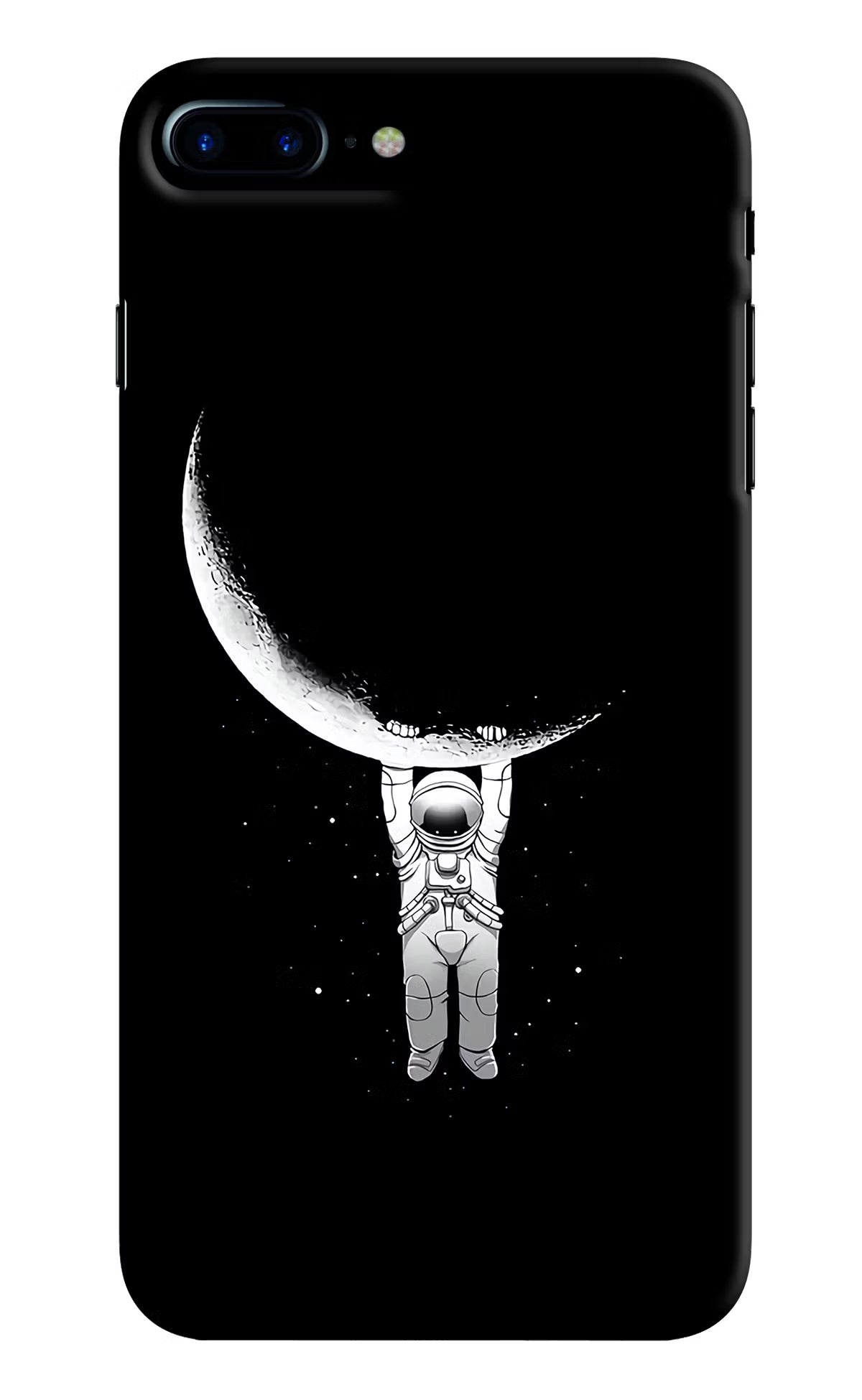 Moon Space iPhone 8 Plus Hard Case Back Cover by Casekaro