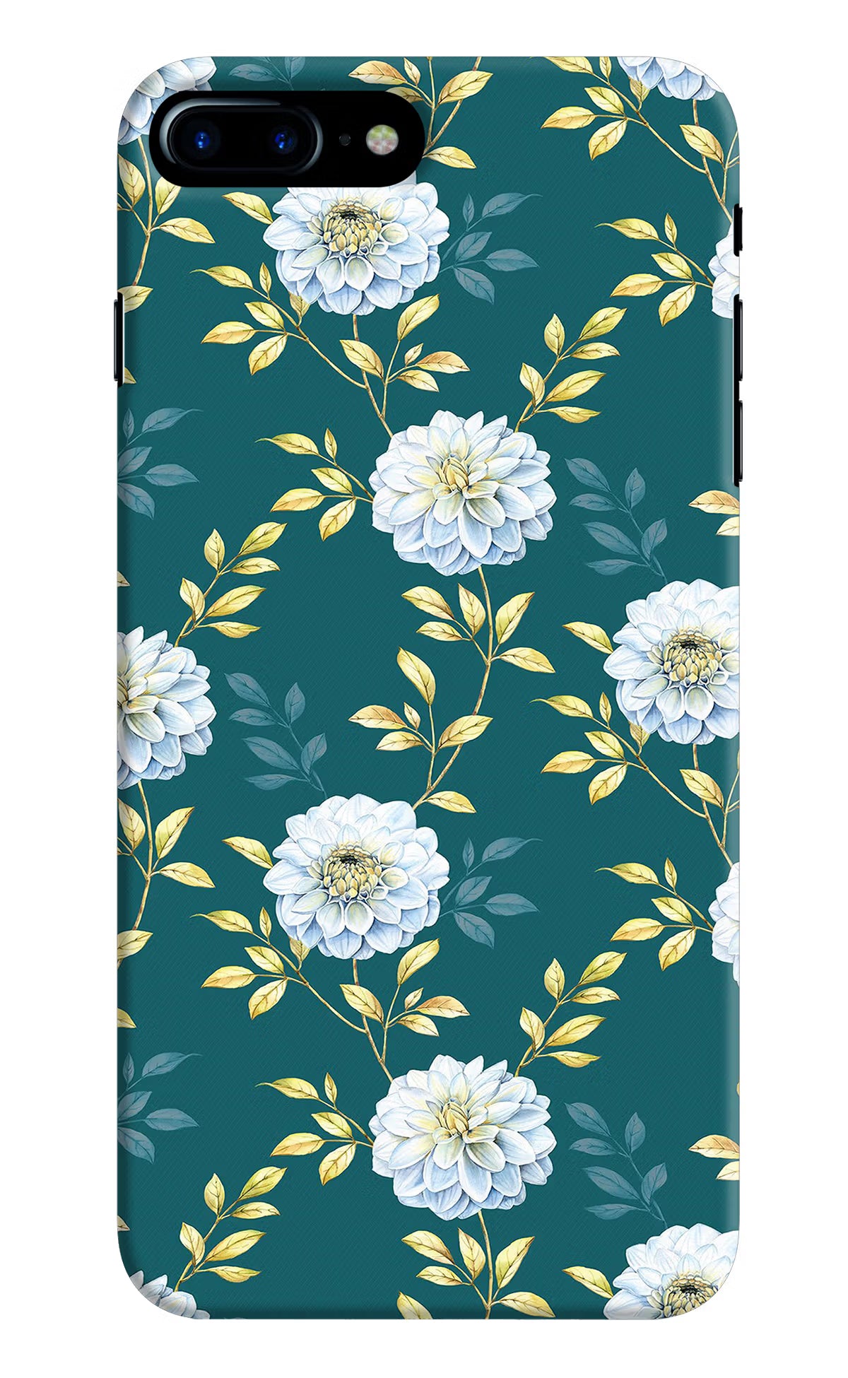 Flowers iPhone 8 Plus Hard Case Back Cover by Casekaro