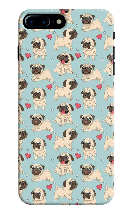 Pug Dog iPhone 8 Plus Hard Case Back Cover by Casekaro