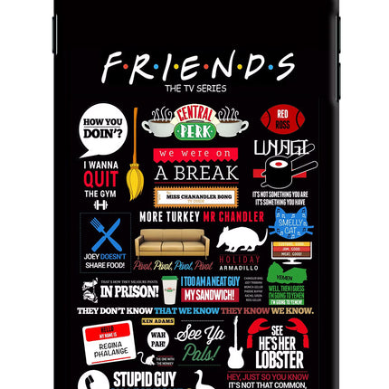 FRIENDS iPhone 8 Plus Hard Case Back Cover by Casekaro