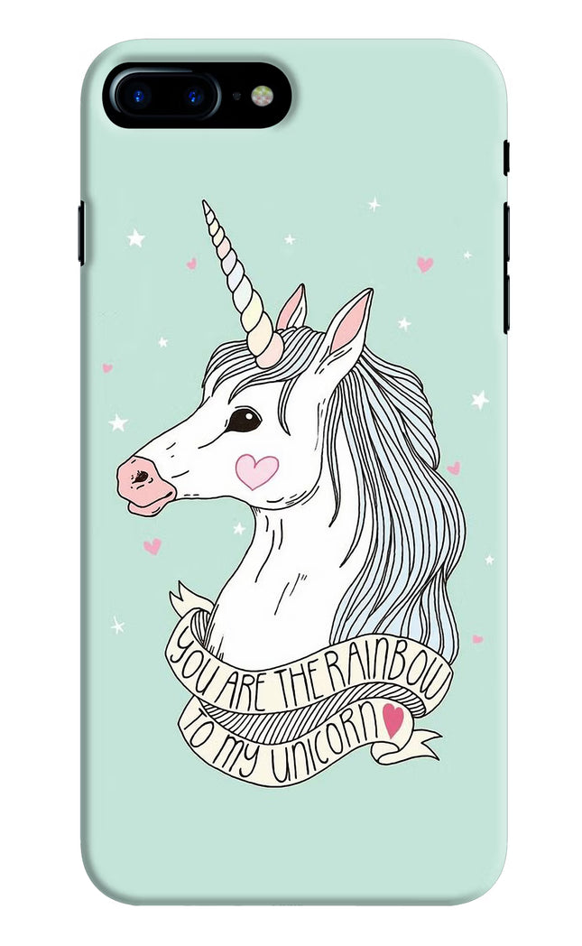 Unicorn Wallpaper iPhone 8 Plus Hard Case Back Cover by Casekaro