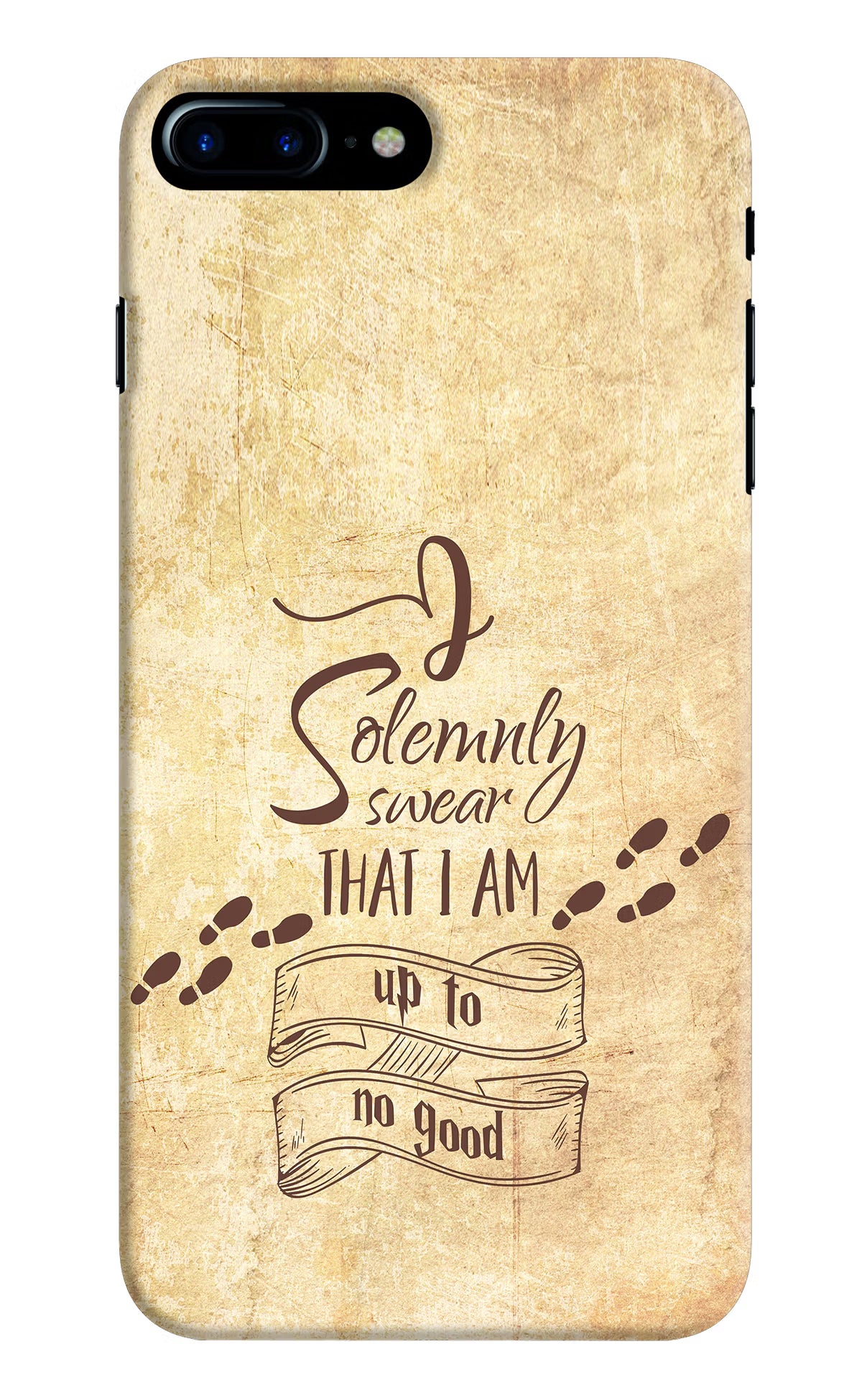 I Solemnly swear that i up to no good iPhone 8 Plus Hard Case Back Cover by Casekaro