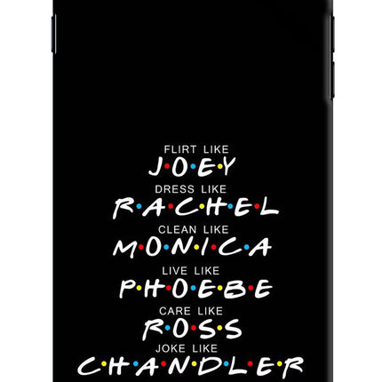 FRIENDS Character iPhone 8 Plus Hard Case Back Cover by Casekaro