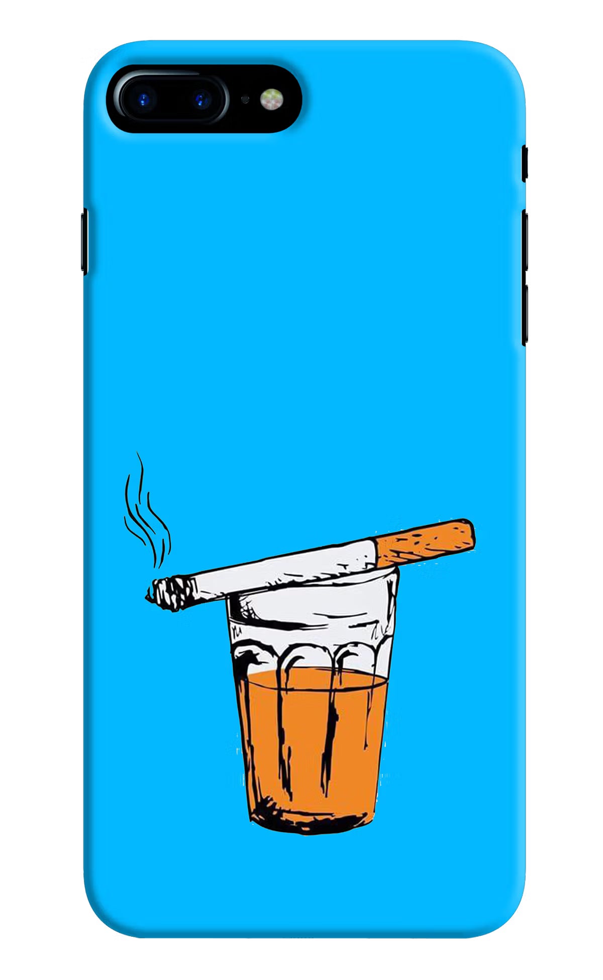 Chai Sutta iPhone 8 Plus Hard Case Back Cover by Casekaro