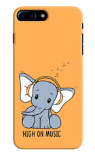 High On Music iPhone 8 Plus Hard Case Back Cover by Casekaro