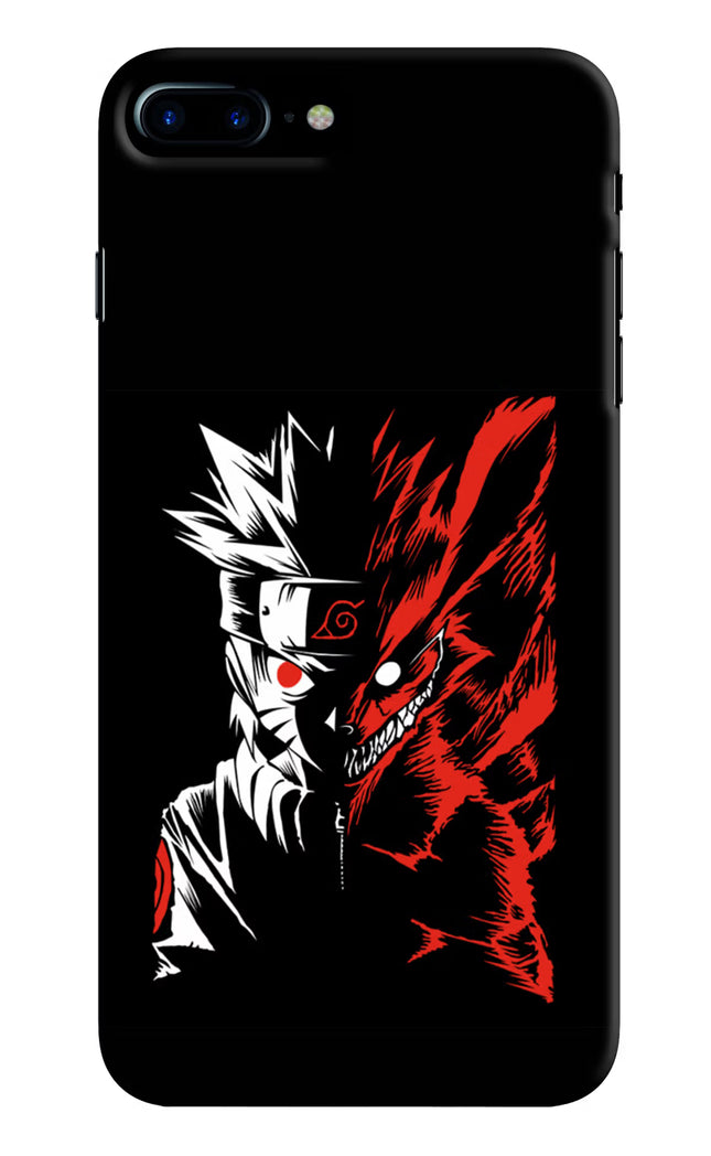 Naruto Two Face iPhone 8 Plus Hard Case Back Cover by Casekaro