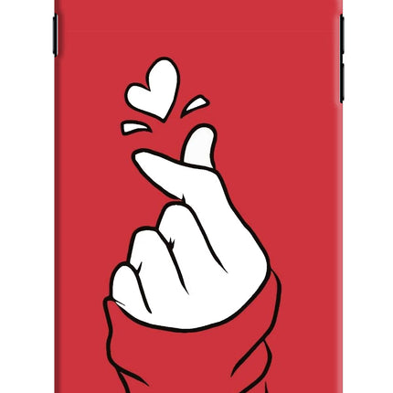Korean Love Sign iPhone 8 Plus Hard Case Back Cover by Casekaro