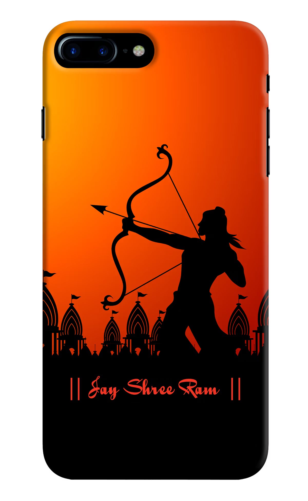 Lord Ram - 4 iPhone 8 Plus Hard Case Back Cover by Casekaro