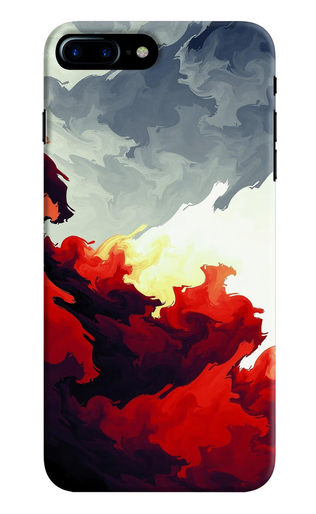 Fire Cloud iPhone 8 Plus Hard Case Back Cover by Casekaro