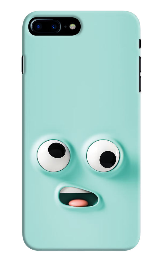 Funny Cartoon iPhone 8 Plus Hard Case Back Cover by Casekaro