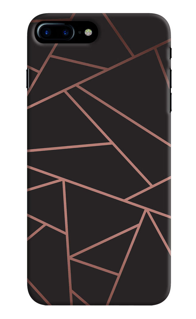 Geometric Pattern iPhone 8 Plus Hard Case Back Cover by Casekaro