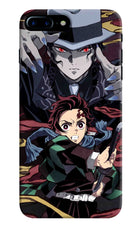 Demon Slayer iPhone 8 Plus Hard Case Back Cover by Casekaro