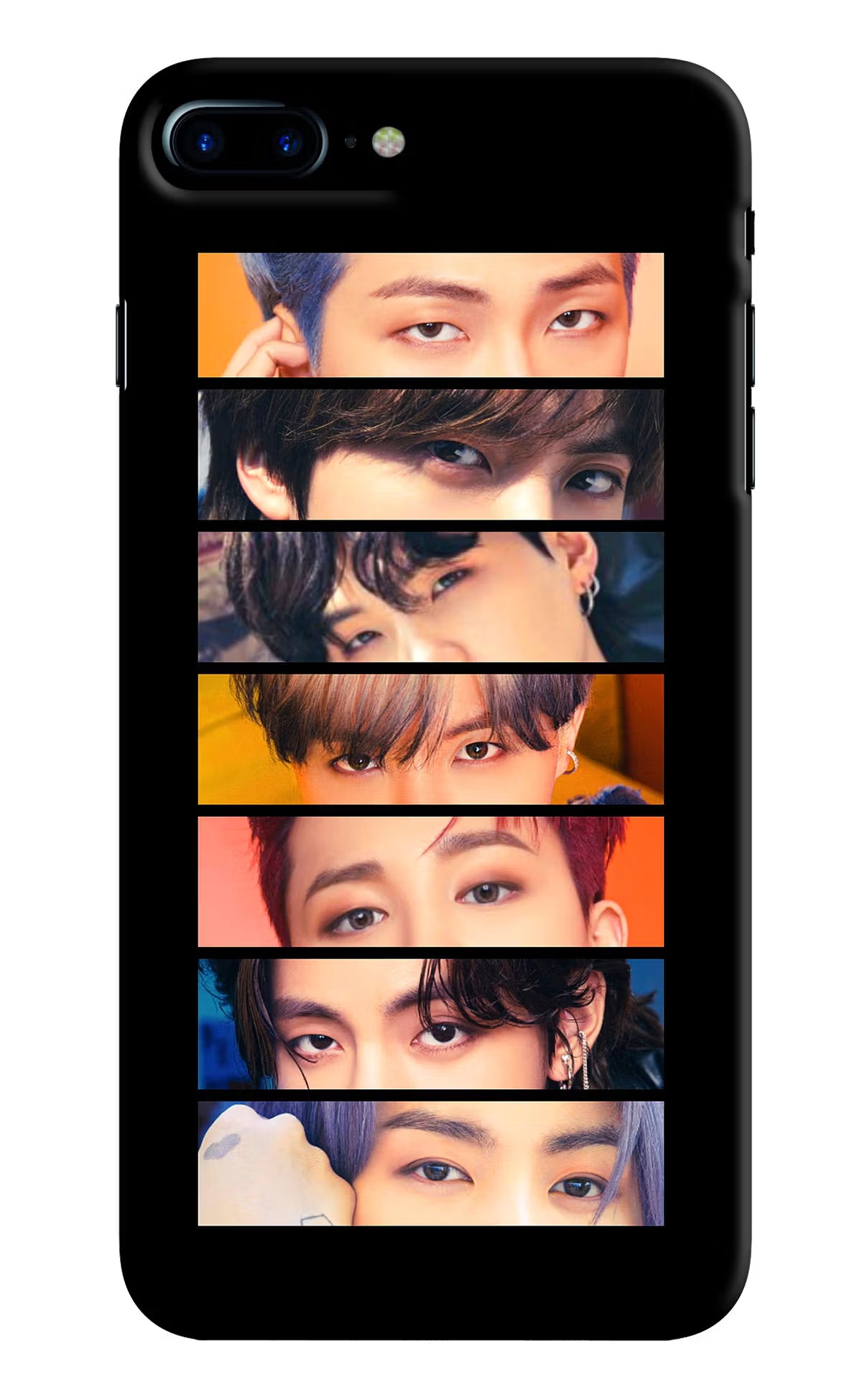 BTS Eyes iPhone 8 Plus Hard Case Back Cover by Casekaro