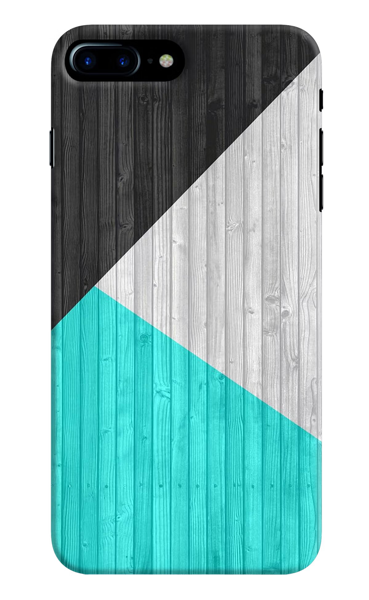 Wooden Abstract iPhone 8 Plus Hard Case Back Cover by Casekaro