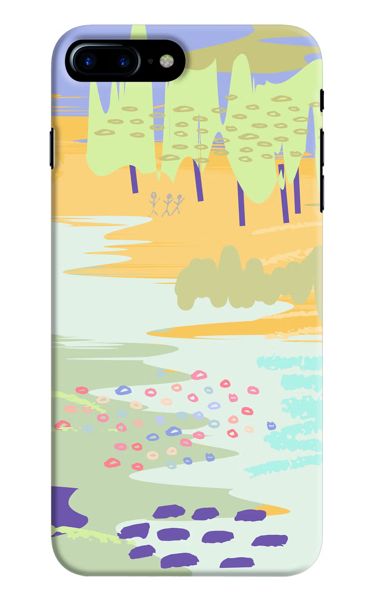 Scenery iPhone 8 Plus Hard Case Back Cover by Casekaro