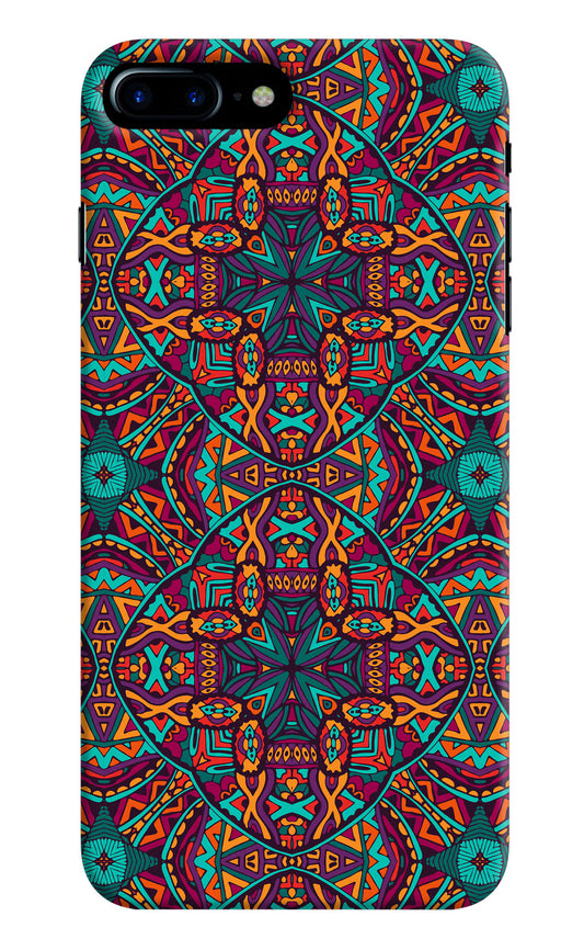 Colour Mandala iPhone 8 Plus Hard Case Back Cover by Casekaro