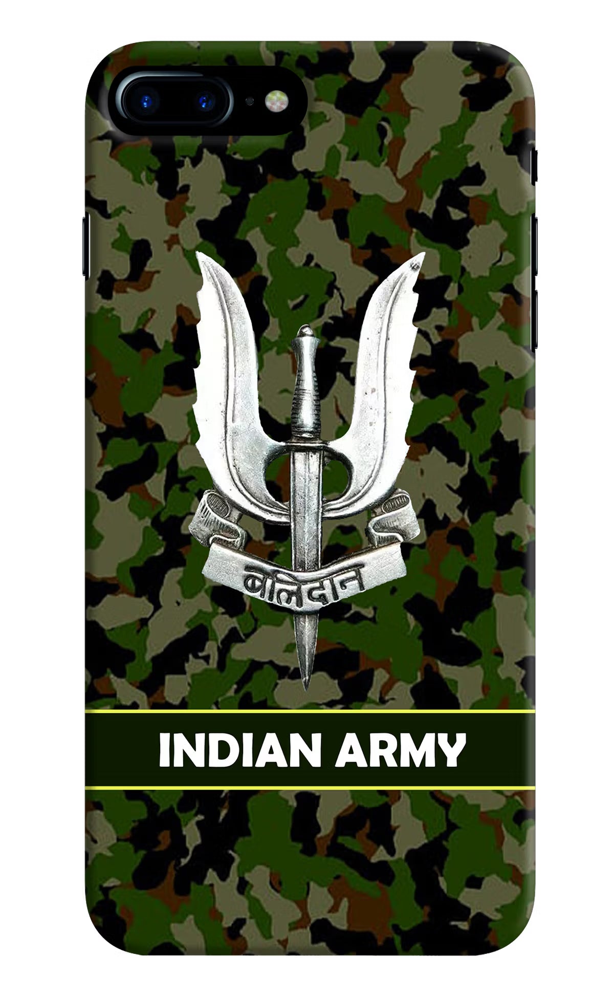 Balidan Indian Logo iPhone 8 Plus Hard Case Back Cover by Casekaro