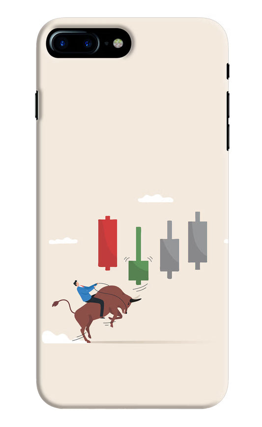 Bull Trading Momentum iPhone 8 Plus Hard Case Back Cover by Casekaro