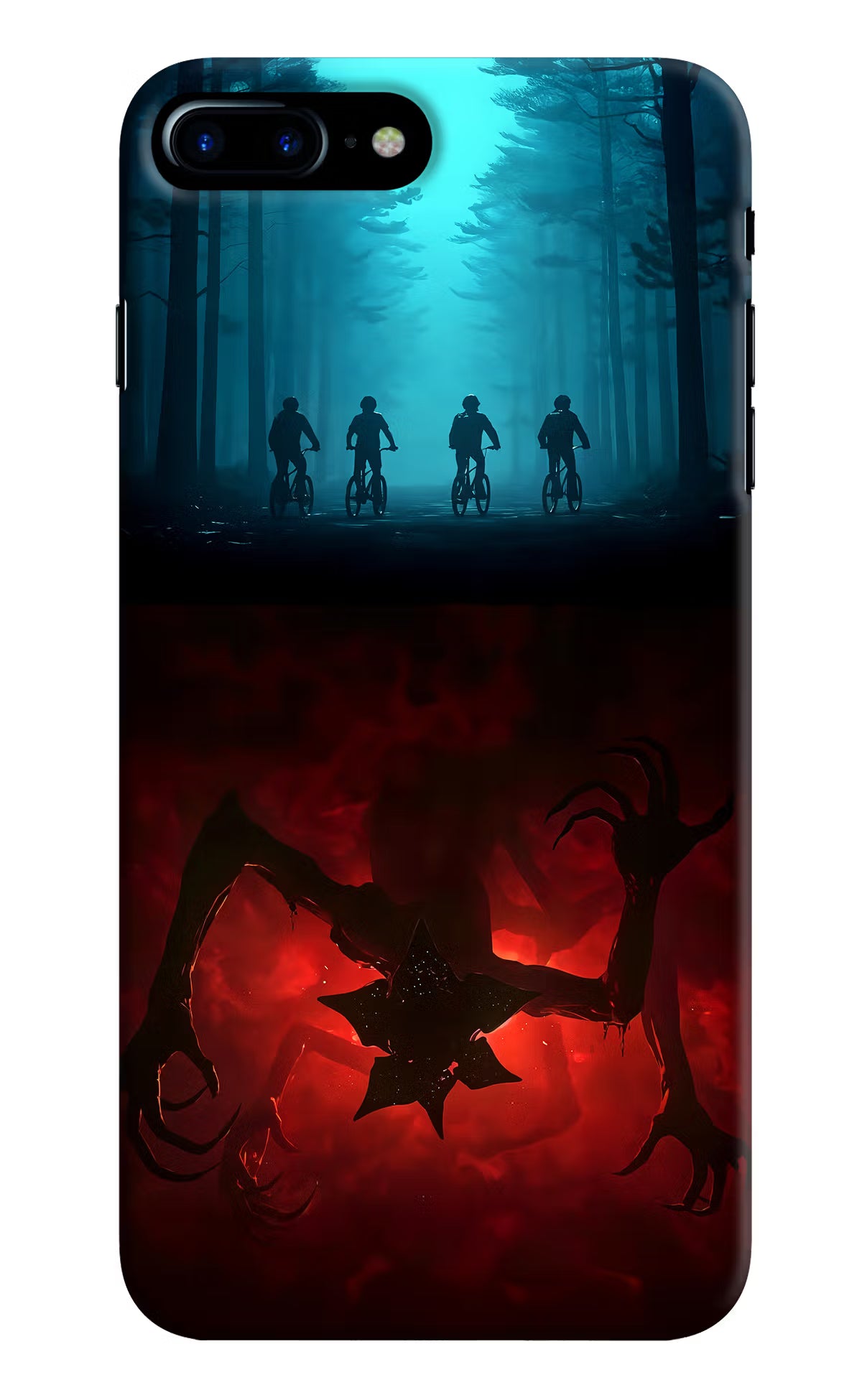 Ordinary Things Downside Up iPhone 8 Plus Hard Case Back Cover by Casekaro