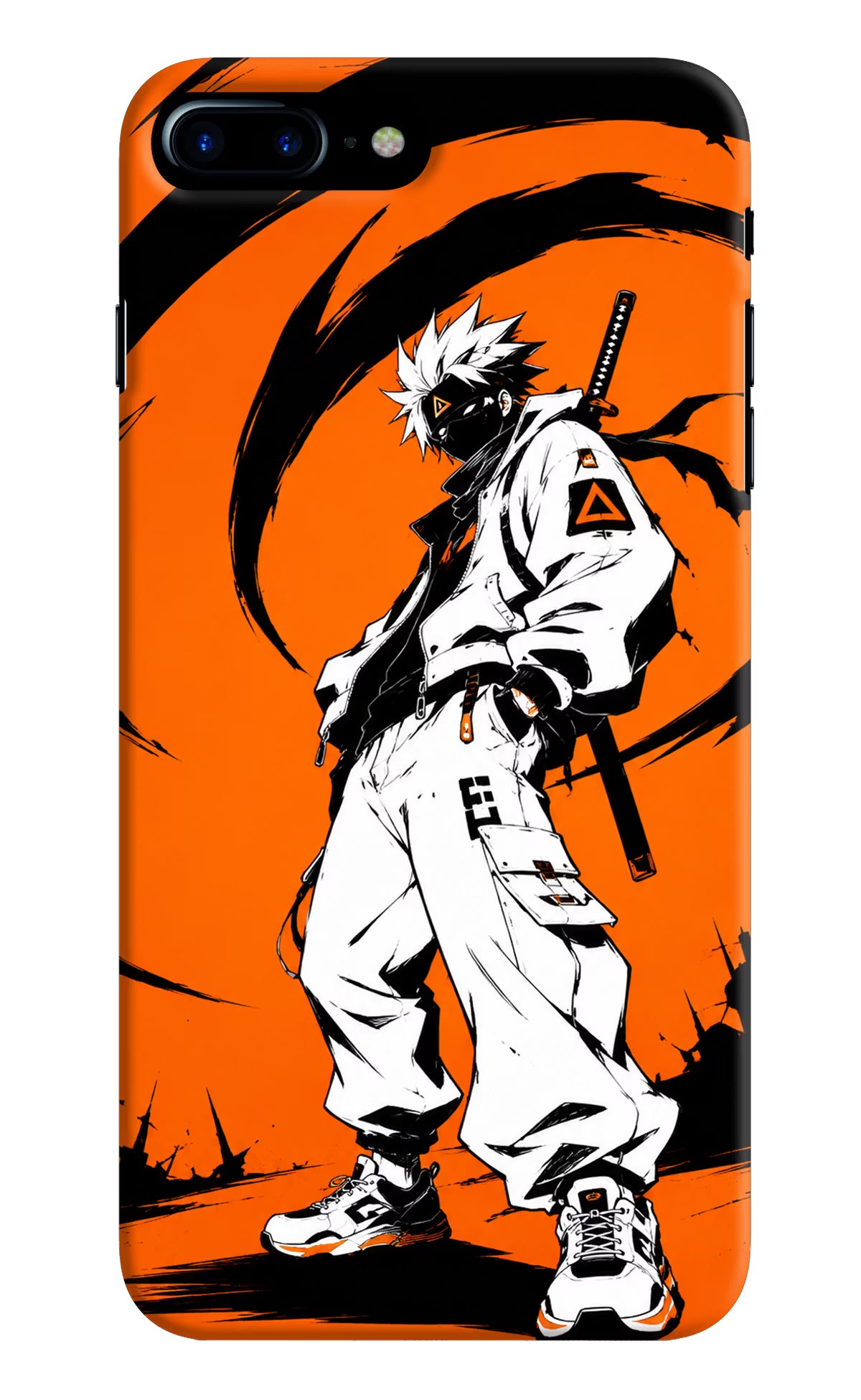 Street Samurai  iPhone 8 Plus Hard Case Back Cover by Casekaro