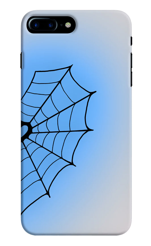 Blue Web iPhone 8 Plus Hard Case Back Cover by Casekaro