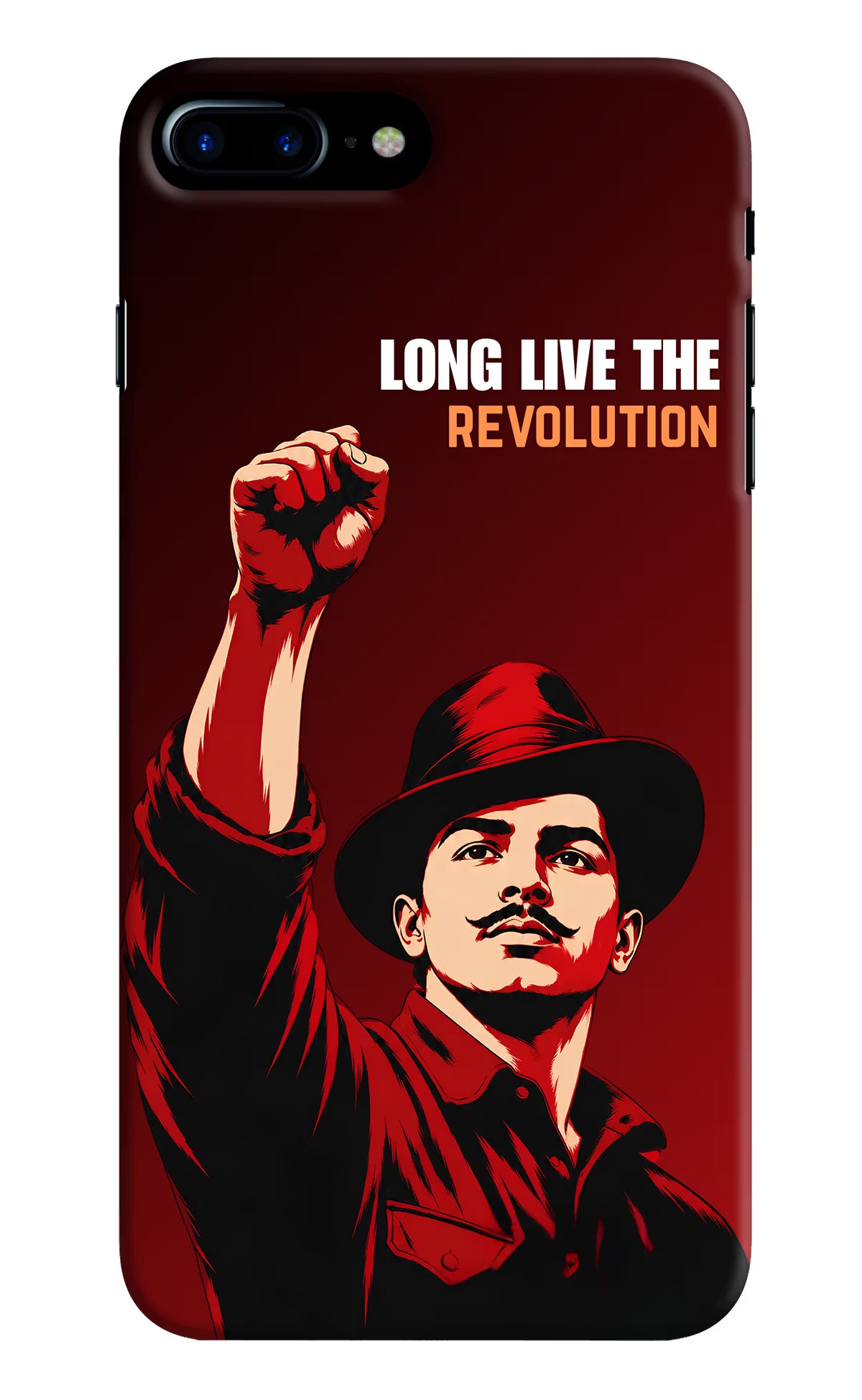 Bhagat Singh Revolution iPhone 8 Plus Back Cover