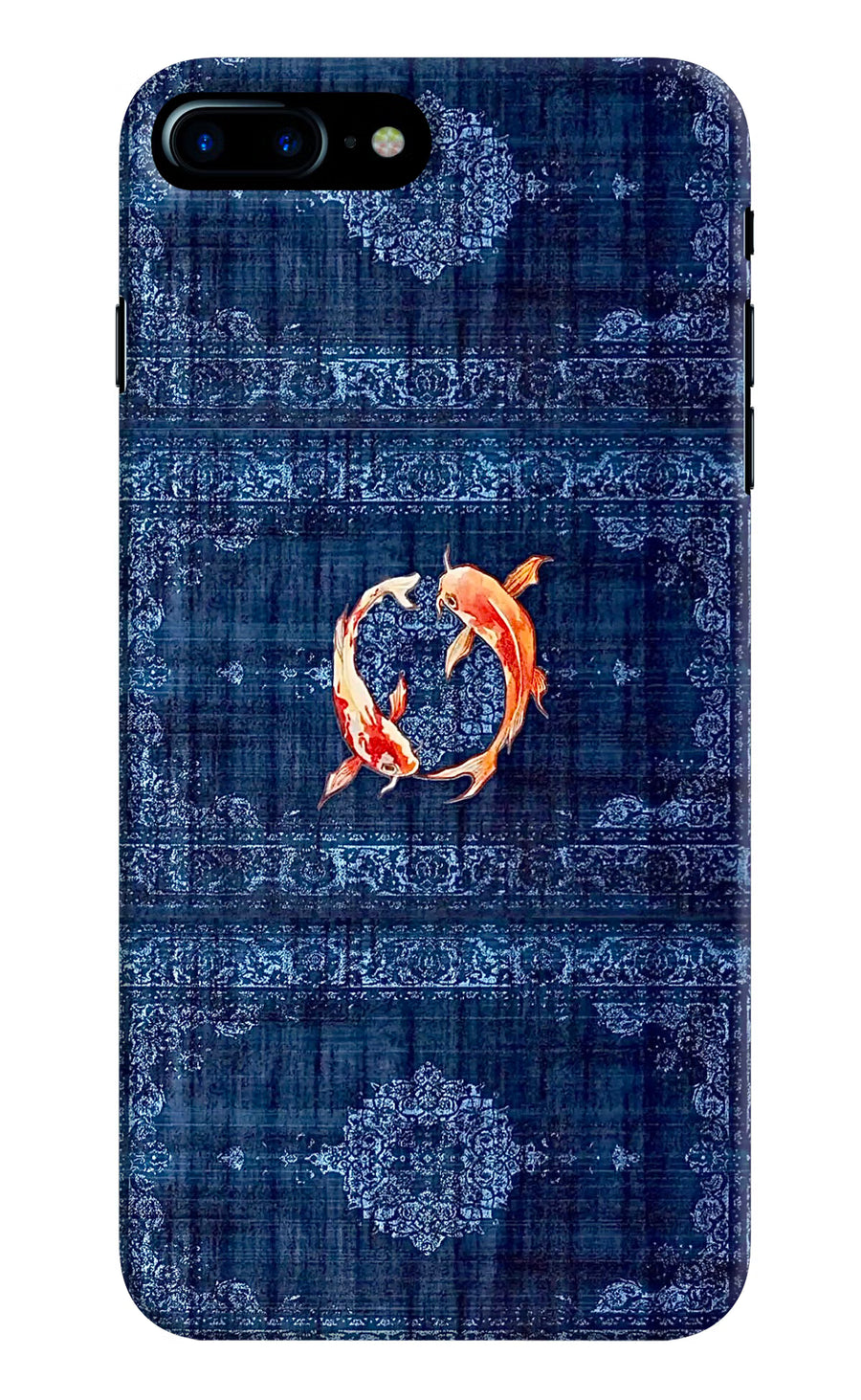 Koi Blue iPhone 8 Plus Back Cover, Hard case