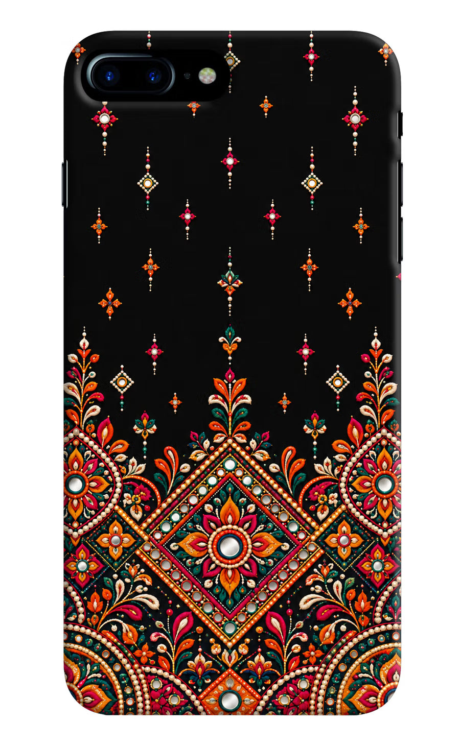 Noir Mehfil iPhone 8 Plus Back Cover, Hard case
