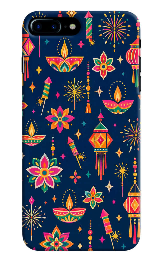 Festive Pop iPhone 8 Plus Hard Case Back Cover by Casekaro