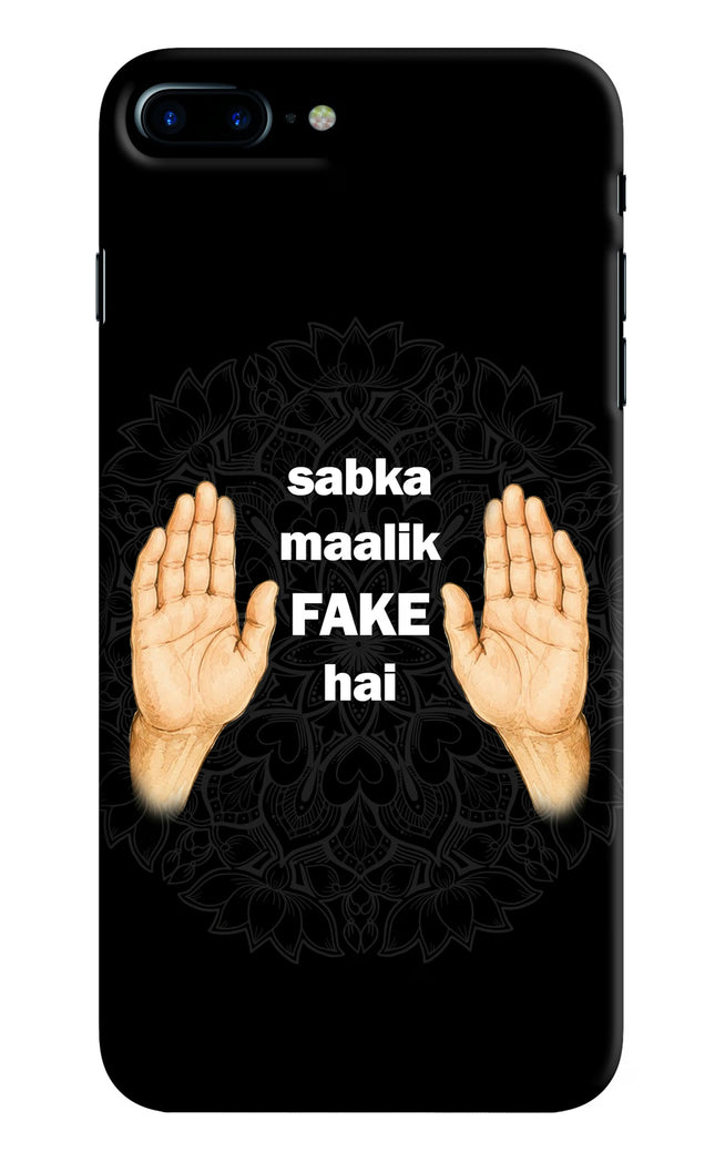 Sabka Malik Fake iPhone 8 Plus Hard Case Back Cover by Casekaro