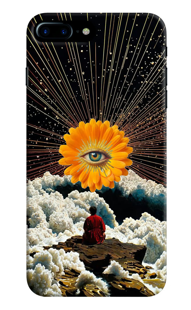 Cosmic Flower iPhone 8 Plus Hard Case Back Cover by Casekaro
