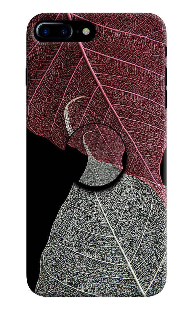 Leaf Pattern iPhone 8 Plus Pop Case by Casekaro