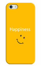Happiness With Smiley iPhone 5/5s Hard Case Back Cover by Casekaro
